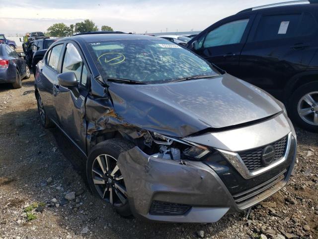 3N1CN8EV6ML824694 - 2021 NISSAN VERSA SV GRAY photo 1