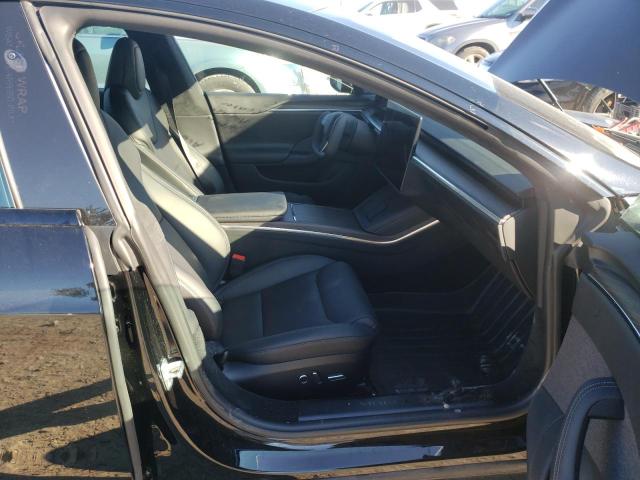 5YJSA1E52NF477036 - 2022 TESLA MODEL S Սև լուսանկար 5