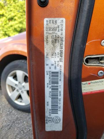 3D4PG4FB4BT560249 - 2011 DODGE JOURNEY EX ORANGE photo 10