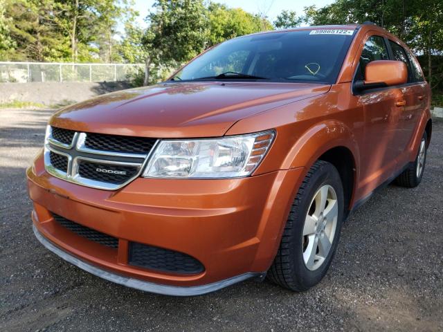 3D4PG4FB4BT560249 - 2011 DODGE JOURNEY EX ORANGE photo 2