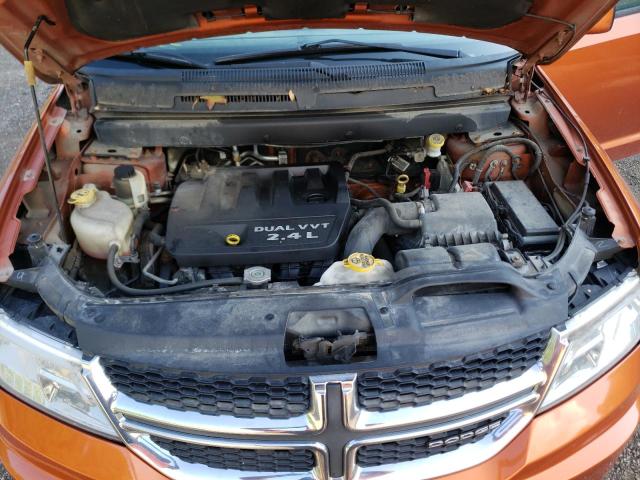 3D4PG4FB4BT560249 - 2011 DODGE JOURNEY EX ORANGE photo 7