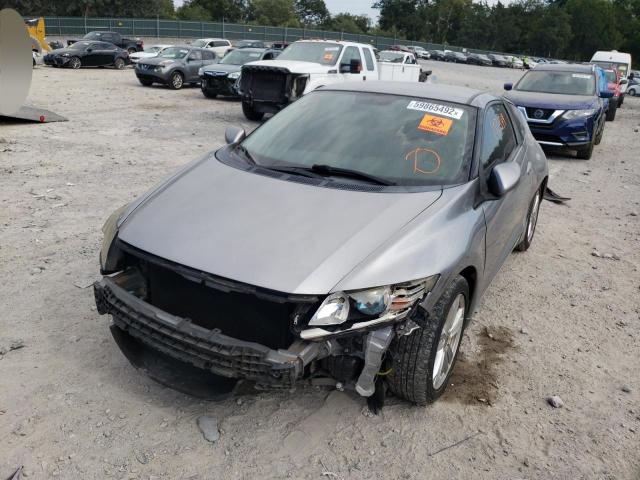 JHMZF1D42CS001344 - 2012 HONDA CR-Z GRAY photo 2