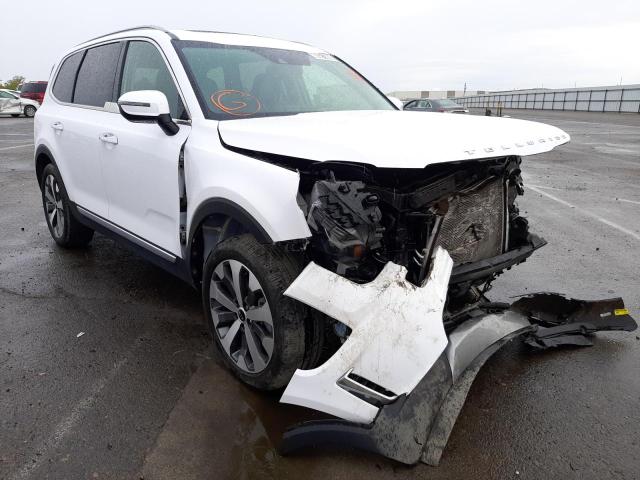 5XYP6DHC4MG166735 - 2021 KIA TELLURIDE WHITE photo 1