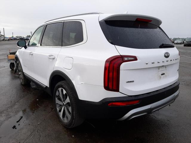 5XYP6DHC4MG166735 - 2021 KIA TELLURIDE WHITE photo 3