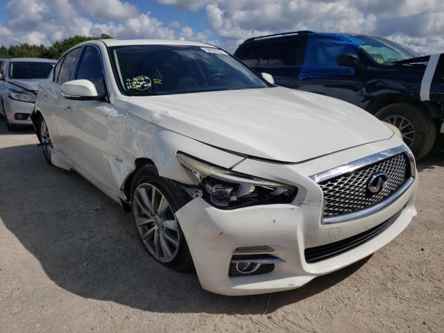 JN1EV7AP9HM733943 - 2017 INFINITI Q50 PREMIU WHITE photo 1