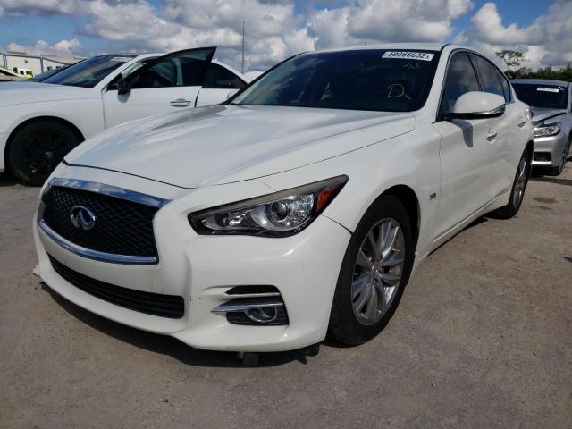 JN1EV7AP9HM733943 - 2017 INFINITI Q50 PREMIU WHITE photo 2