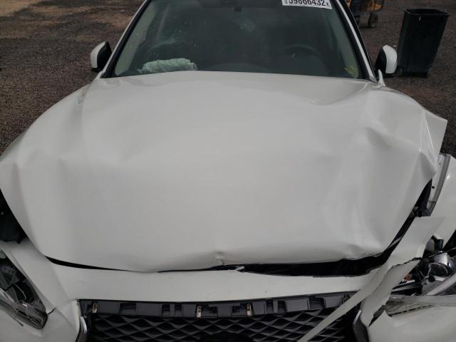 JN1EV7AP9KM512575 - 2019 INFINITI Q50 LUXE WHITE photo 7