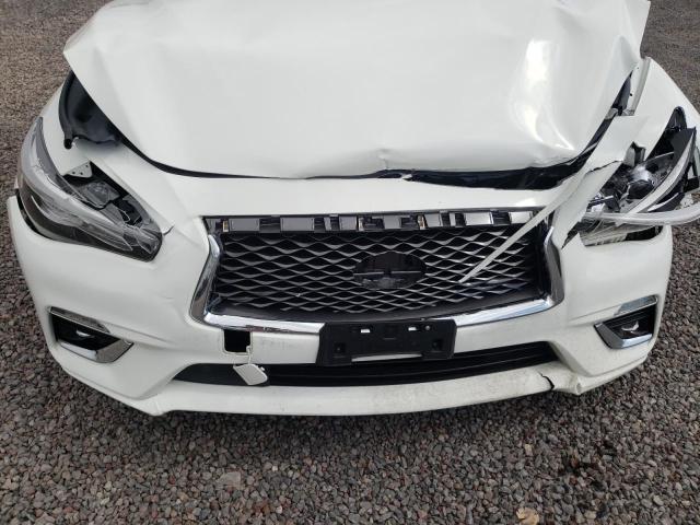 JN1EV7AP9KM512575 - 2019 INFINITI Q50 LUXE WHITE photo 9