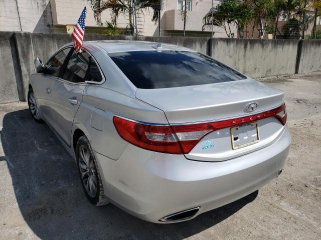 KMHFG4JG9DA244573 - 2013 HYUNDAI AZERA SILVER photo 3