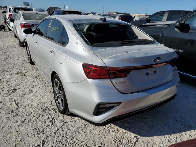 3KPF34AD1KE050720 - 2019 KIA FORTE GT L SILVER photo 3