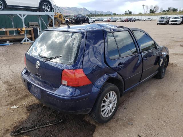 9BWGL61J754004746 - 2005 VOLKSWAGEN GOLF GLS BLUE photo 4