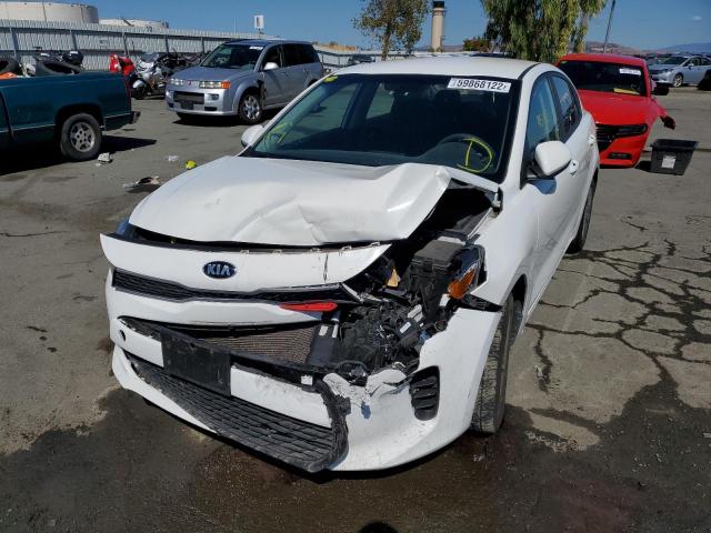 3KPA24AB8KE166024 - 2019 KIA RIO S WHITE photo 9