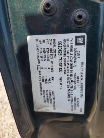 5GZDX23L76D181130 - 2006 SATURN RELAY 3 GREEN photo 10