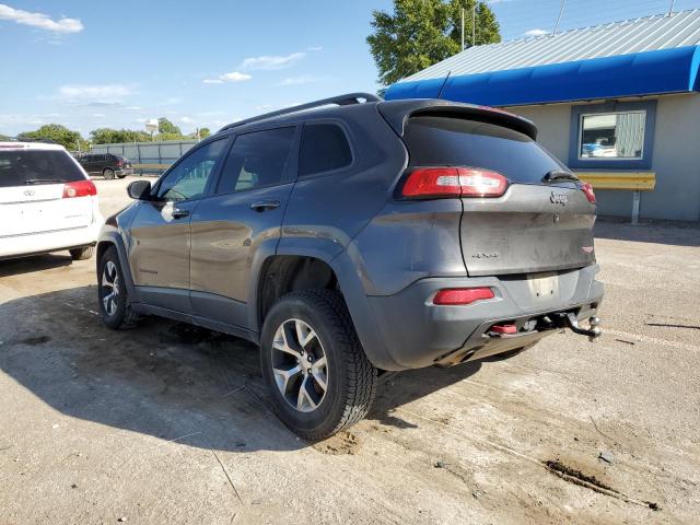 1C4PJMBB6EW184396 - 2014 JEEP CHEROKEE T CHARCOAL photo 3