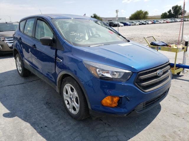 1FMCU0F76JUD36764 - 2018 FORD ESCAPE S BLUE photo 1