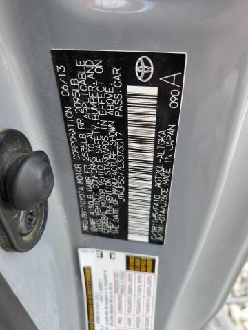 JTKJF5C77E3073017 - 2014 TOYOTA SCION TC ვერცხლისფერი ფოტო 10