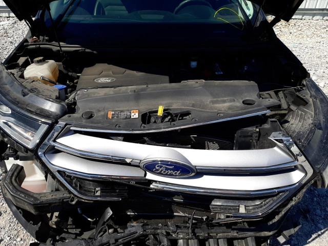 2FMTK3J85FBC33582 - 2015 FORD EDGE SEL BLACK photo 7