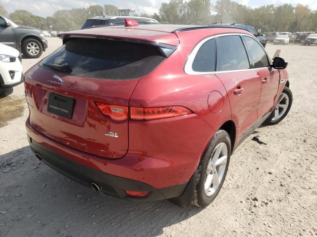 SADCK2EV8JA255857 - 2018 JAGUAR F-PACE PRE RED photo 4