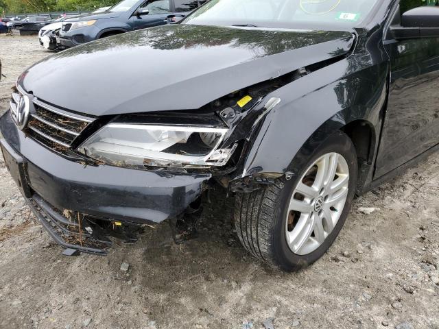 3VW1K7AJ1FM352022 - 2015 VOLKSWAGEN JETTA BASE BLACK photo 9