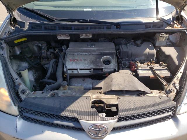 5TDZA23C75S334424 - 2005 TOYOTA SIENNA CE SILVER photo 7