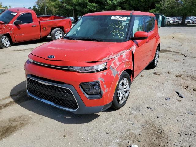 KNDJ23AU4M7****** - 2021 KIA SOUL LX RED photo 2