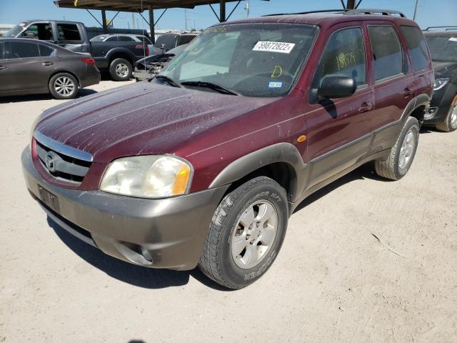 4F2CZ06144KM28652 - 2004 MAZDA TRIBUTE ES BURGUNDY photo 2