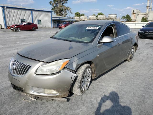 W04GV5EV9B1078821 - 2011 BUICK REGAL CXL GOLD photo 2