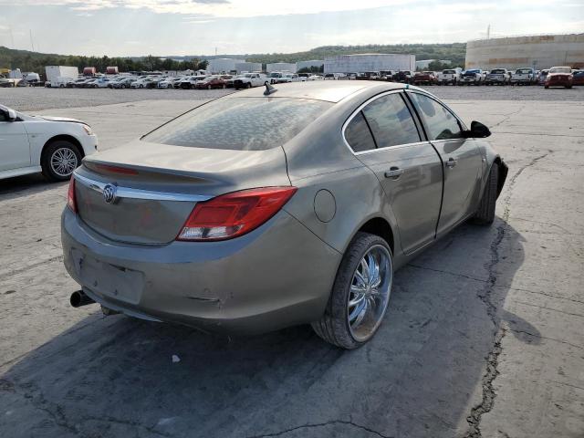 W04GV5EV9B1078821 - 2011 BUICK REGAL CXL GOLD photo 4