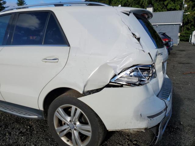 4JGDA5HB2FA441399 - 2015 MERCEDES-BENZ ML 350 4MA WHITE photo 9