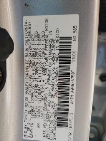 3TMLU42N26M008432 - 2006 TOYOTA TACOMA DOUBLE CAB  照片 10