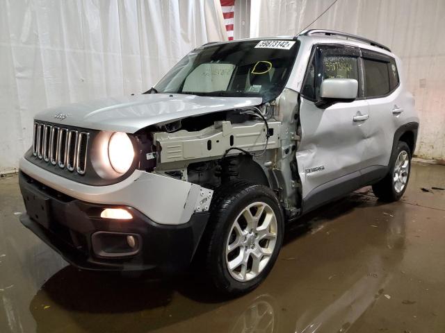 ZACCJBBB2JPG72996 - 2018 JEEP RENEGADE L SILVER photo 2