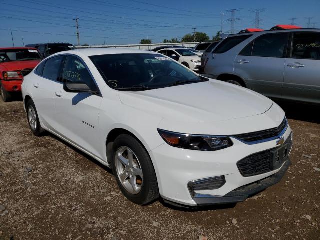 1G1ZB5ST3HF280343 - 2017 CHEVROLET MALIBU LS WHITE photo 1