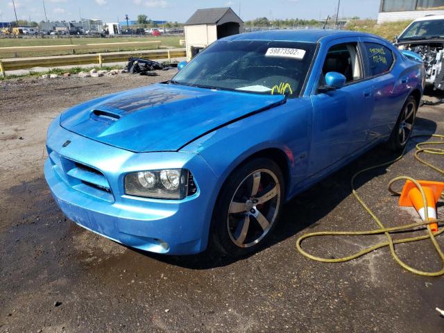 2B3LA73W78H171890 - 2008 DODGE CHARGER SR BLUE photo 2