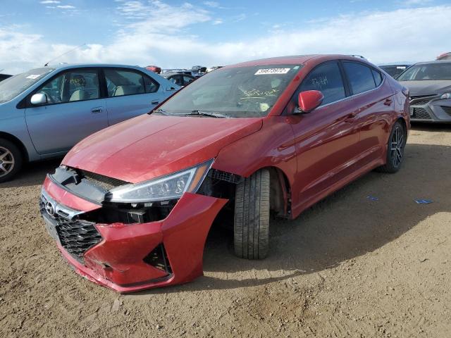 KMHD04LBXKU814248 - 2019 HYUNDAI ELANTRA SP MAROON photo 2