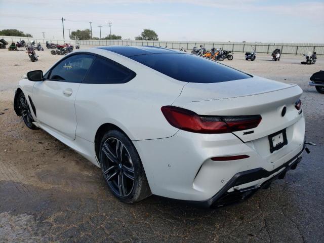 WBABC4C55KBJ35736 - 2019 BMW M850XI WHITE photo 3