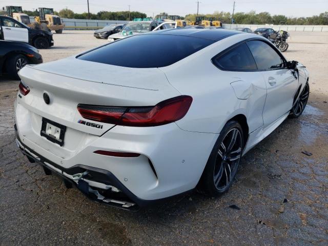 WBABC4C55KBJ35736 - 2019 BMW M850XI WHITE photo 4