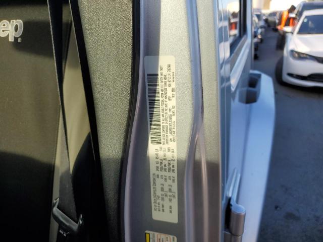 1J4GA59147L218255 - 2007 JEEP WRANGLER S SILVER photo 10