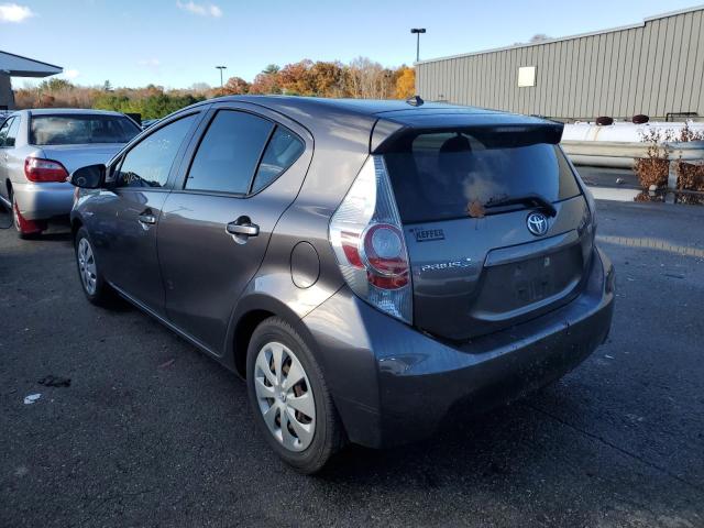 JTDKDTB36D1554410 - 2013 TOYOTA PRIUS C GRAY photo 3