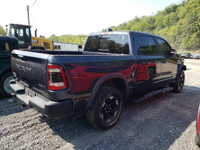 1C6SRFLT8KN589822 - 2019 RAM 1500 REBEL GRAY photo 4