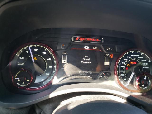 1C6SRFLT8KN589822 - 2019 RAM 1500 REBEL ნაცრისფერი ფოტო 8