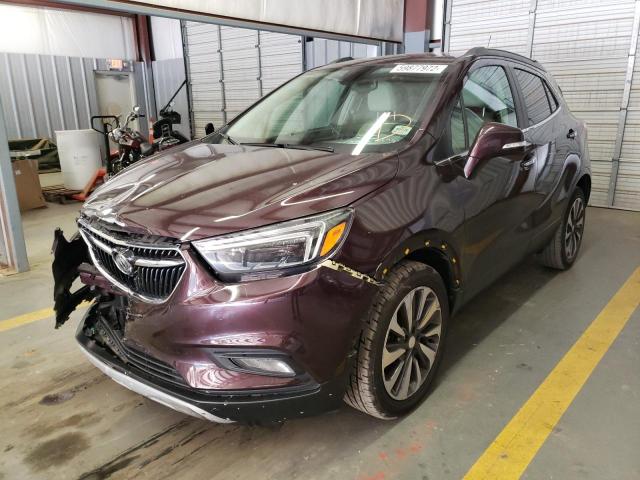 KL4CJCSB9JB525259 - 2018 BUICK ENCORE ESS MAROON photo 2