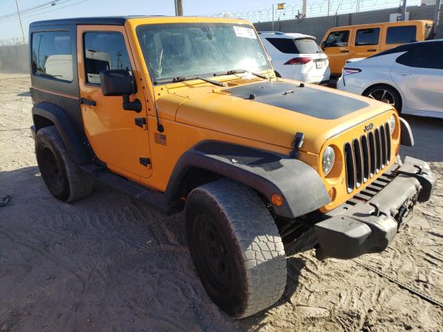 1C4AJWAG5CL286866 - 2012 JEEP WRANGLER S YELLOW photo 1