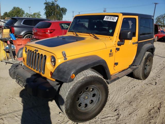 1C4AJWAG5CL286866 - 2012 JEEP WRANGLER S YELLOW photo 2