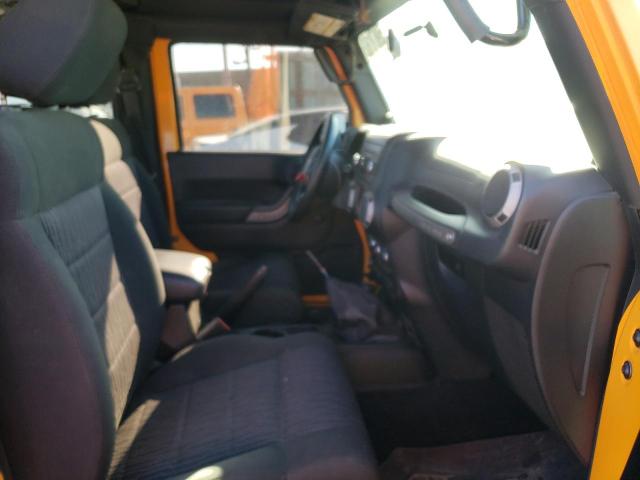 1C4AJWAG5CL286866 - 2012 JEEP WRANGLER S YELLOW photo 5