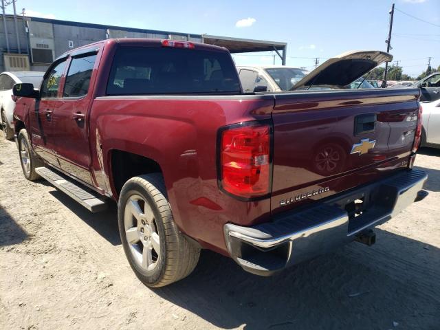 3GCPCREC2FG409876 - 2015 CHEVROLET SILVERADO BURGUNDY photo 3