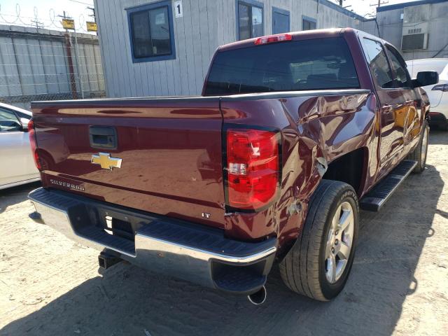 3GCPCREC2FG409876 - 2015 CHEVROLET SILVERADO BURGUNDY photo 4