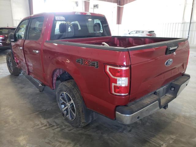 1FTEW1EP0LKE05901 - 2020 FORD F150 SUPER RED photo 3