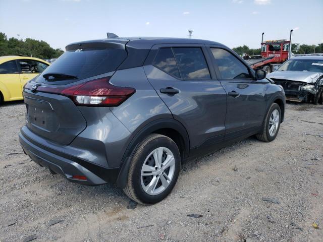 3N1CP5BV7NL493946 - 2022 NISSAN KICKS S GRAY photo 4