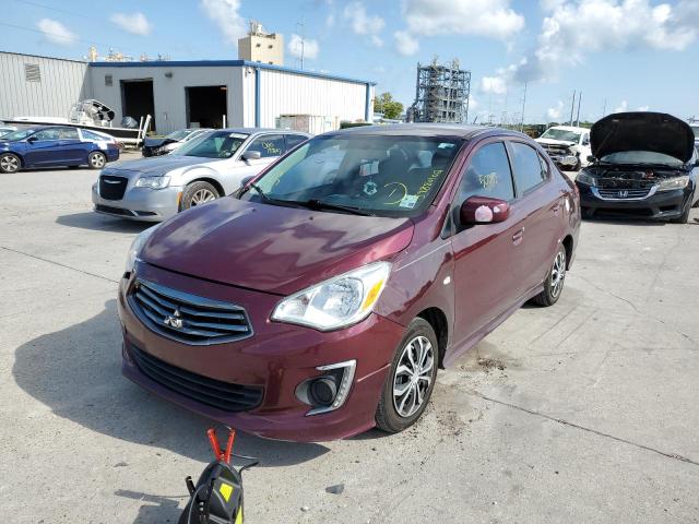 ML32F3FJXHHF15891 - 2017 MITSUBISHI MIRAGE G4 BURGUNDY photo 2