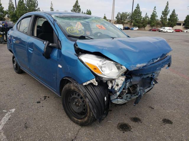 ML32F3FJ6KHF01316 - 2019 MITSUBISHI MIRAGE G4 BLUE photo 1